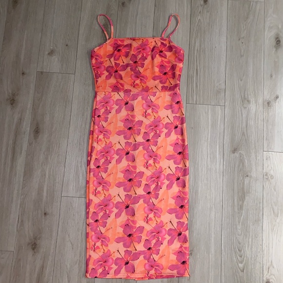 Floral midi dress - Picture 3 of 4